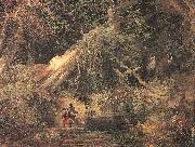 Moran, Thomas Slaves Escaping Through the Swamp oil painting reproduction